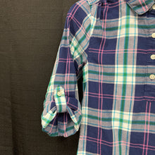 Load image into Gallery viewer, Plaid Button Down Dress
