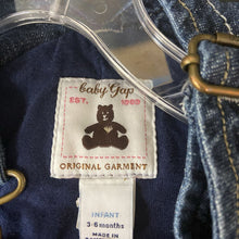 Load image into Gallery viewer, Flower Denim Overalls
