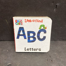 Load image into Gallery viewer, ABC Letters (Eric Carle) -look &amp; find board
