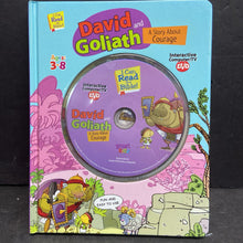 Load image into Gallery viewer, David and Goliath: A Story about Courage w/ Interactive DVD (Ron Berry &amp; Chris Sharp) -religion board
