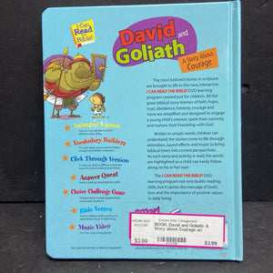 David and Goliath: A Story about Courage w/ Interactive DVD (Ron Berry & Chris Sharp) -religion board