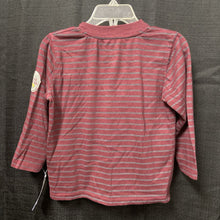 Load image into Gallery viewer, Striped Button T-Shirt
