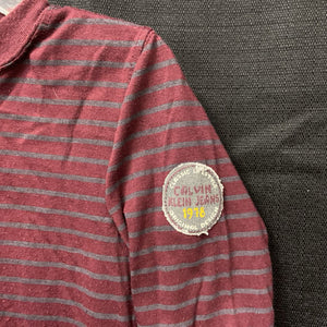 Striped Button T-Shirt