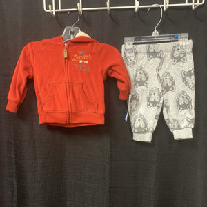 2pc Wolf Outfit