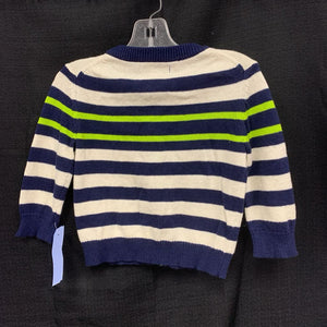 Striped Button Front Sweater