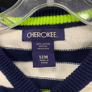 Striped Button Front Sweater