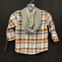 Load image into Gallery viewer, Hooded Button Down Shirt
