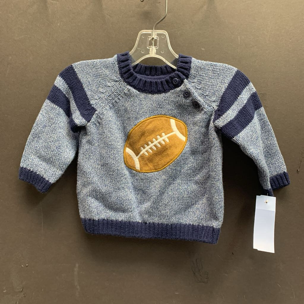 Football Knit Sweater