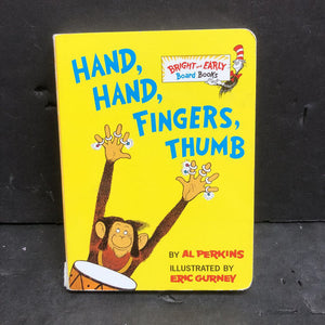 Hand, Hand, Fingers, Thumb (Al Perkins) -dr.seuss board