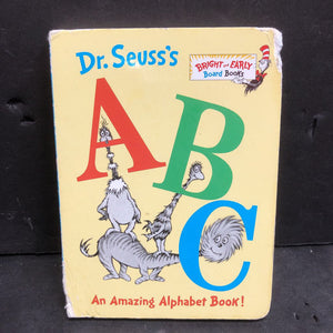 Dr. Seuss's ABC: An Amazing Alphabet Book (Blue Cover) -dr. seuss board