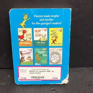 Dr. Seuss's ABC: An Amazing Alphabet Book (Blue Cover) -dr. seuss board