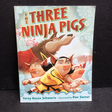 Load image into Gallery viewer, The Three Ninja Pigs (Corey Rosen Schwartz) -paperback
