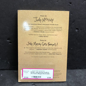 Judy Moody Predicts the Future (Megan McDonald) (Old Cover) -series paperback