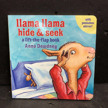 Load image into Gallery viewer, Llama Llama Hide &amp; Seek (Anna Dewdney) (Lift-The-Flap) -character board

