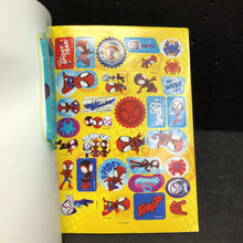 Load image into Gallery viewer, Spidey and his Amazing Friends Coloring Book w/ Crayons (Disney Junior / Marvel Comics) (NEW) -character activity paperback
