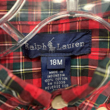 Load image into Gallery viewer, Plaid Button Down Shirt
