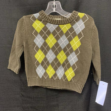 Load image into Gallery viewer, Argyle Knit Sweater

