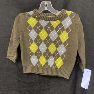 Argyle Knit Sweater