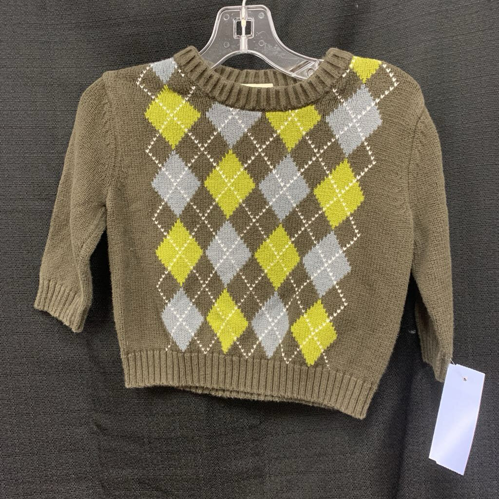 Argyle Knit Sweater