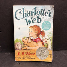 Load image into Gallery viewer, Charlotte's Web (E. B. White) (60th Anniversary Edition) -classic chapter paperback
