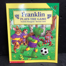 Load image into Gallery viewer, Franklin Plays the Game (Paulette Bourgeois &amp; Brenda Clark) -character paperback
