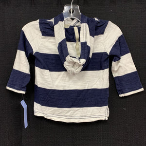 Hooded Button T-Shirt