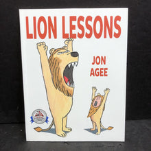 Load image into Gallery viewer, Lion Lessons (Jon Agee) -paperback
