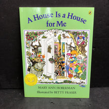 Load image into Gallery viewer, A House is a House for Me (Mary Ann Hoberman) -paperback
