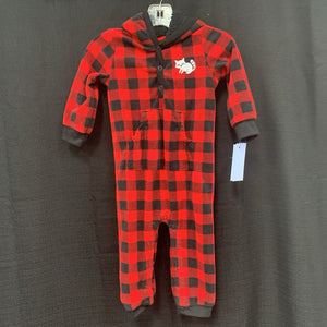 Plaid Hooded Outfit