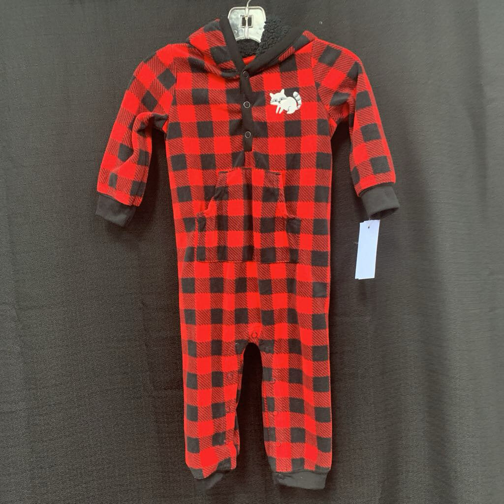 Plaid Hooded Outfit