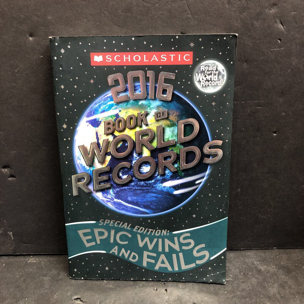 2016 Book of World Records; Special Edition: Epic Wins and Fails (Jennifer Corr Moore) (Fact) -educational paperback