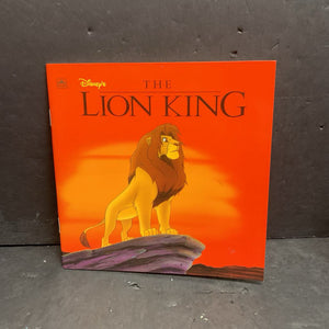 The Lion King (Disney) (Golden Book) -character paperback