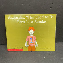 Load image into Gallery viewer, Alexander, Who Used to Be Rich Last Sunday (Judith Viorst) -paperback
