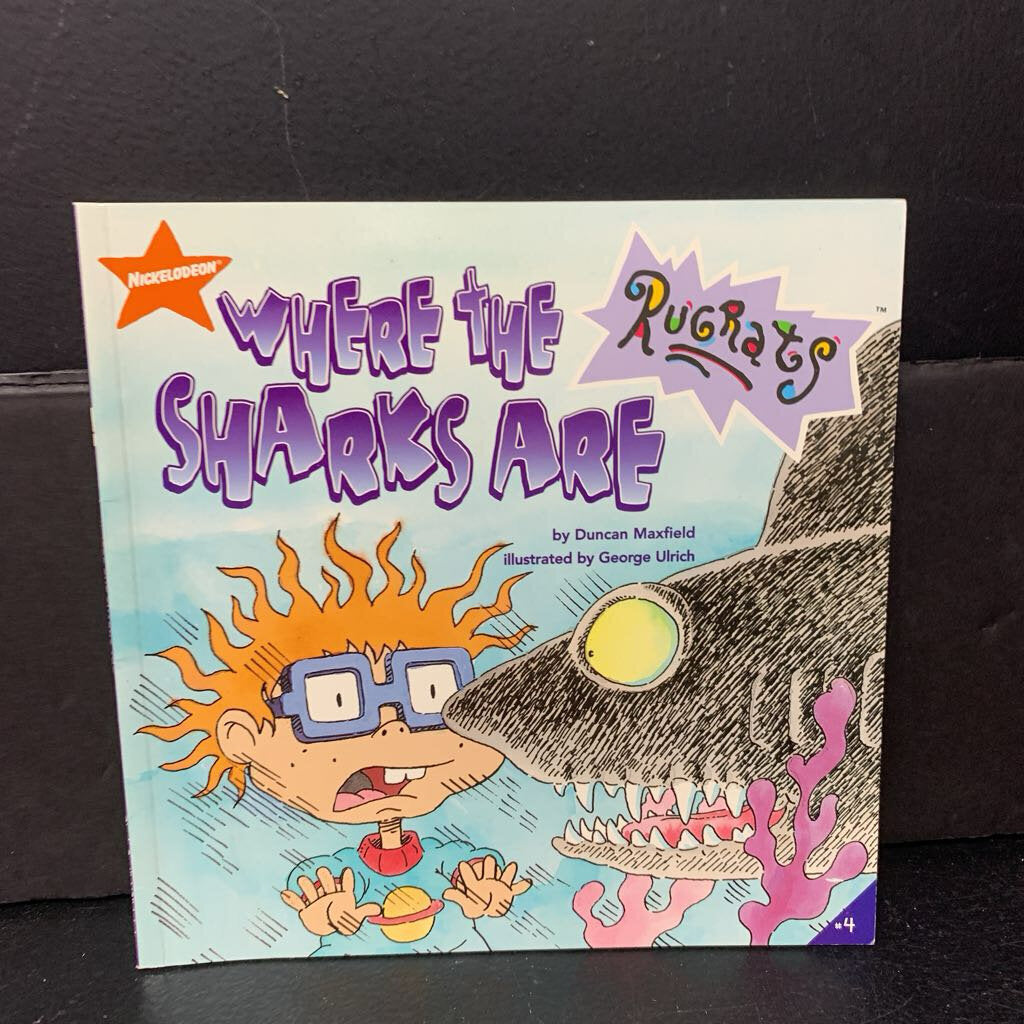 Where The Sharks Are (Nickelodeon Rugrats) (Duncan Maxfield) -character paperback