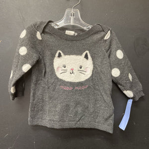 "Meow Meow" Cat Top