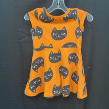 Load image into Gallery viewer, Halloween Cat Dress
