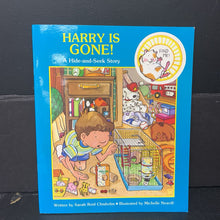 Load image into Gallery viewer, Harry is Gone! A Hide-and-Seek Story (Sarah Reid Chisholm) -look &amp; find paperback
