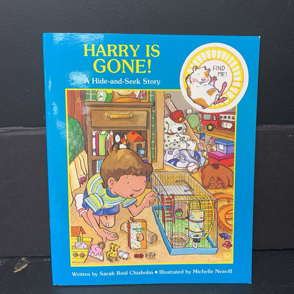 Harry is Gone! A Hide-and-Seek Story (Sarah Reid Chisholm) -look & find paperback