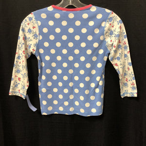 Polka Dot Flower T-Shirt Top