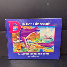 Load image into Gallery viewer, D Is for Dinosaur: A Rhyme Book and More (Ken Ham &amp; Mally Ham) -religion activity hardcover
