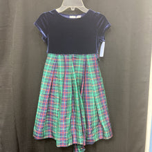 Load image into Gallery viewer, Velvet Plaid Dress
