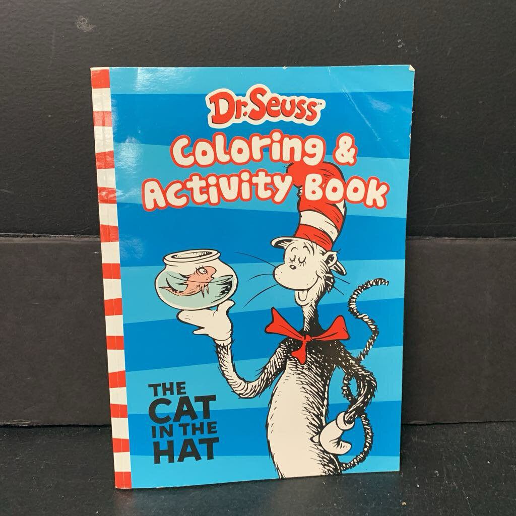 The Cat in the Hat Coloring & Activity Book -dr. seuss activity paperbacl
