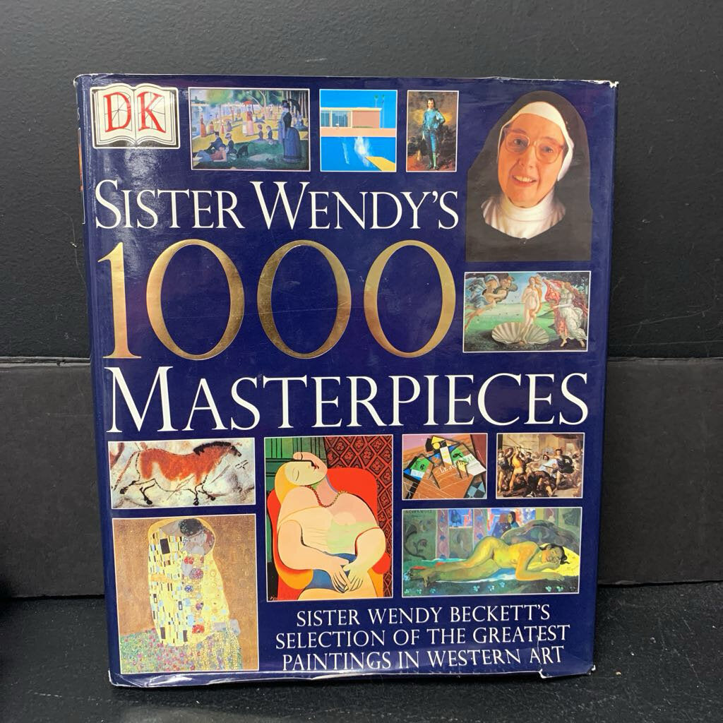 Sister Wendy's 1000 Masterpieces (DK) (Wendy Beckett) -educational hardcover