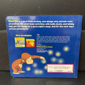 Curious George Good Night Book (Karen Pandell) -character board