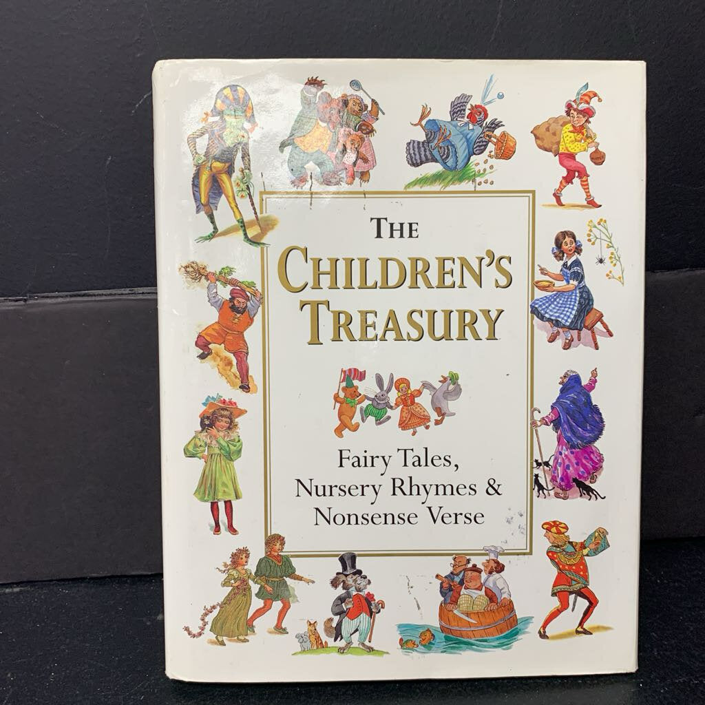 The Children's Treasury, Fairy Tales, Nursery Rhymes & Nonsense Verse (Alice Mills) -hardcover