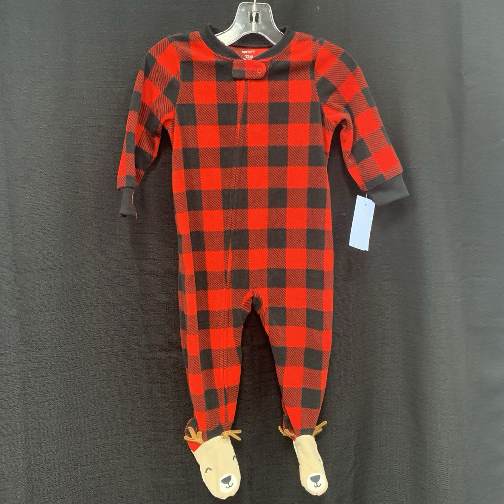 Plaid Reindeer Sleepwear