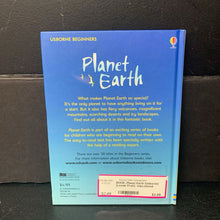 Load image into Gallery viewer, Planet Earth (Usborne) (Leonie Pratt) -educational hardcover
