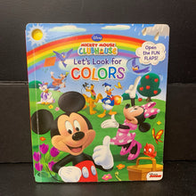 Load image into Gallery viewer, Let&#39;s Look for Colors (Disney Mickey Mouse Clubhouse / Mickey &amp; Friends) -character board
