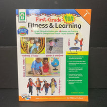 Load image into Gallery viewer, First Grade Fun, Fitness &amp; Learning, Grade 1 (Sabena Maiden) -workbook paperback
