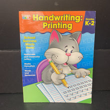 Load image into Gallery viewer, Handwriting: Printing (Grade K-2) -workbook paperback
